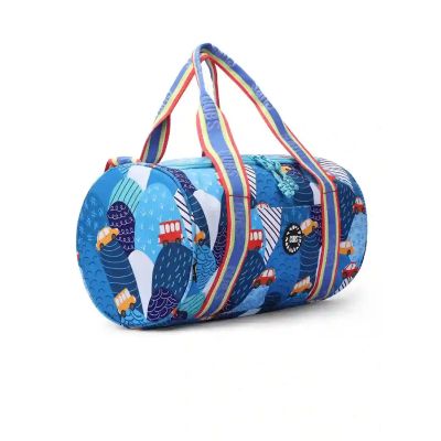 شنطة رحلات يد قماش مطبوع رقمCars & Buses 185410-MD09-M25