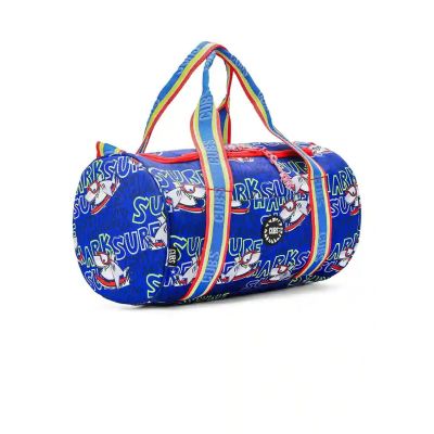 شنطة رحلات يد قماش مطبوع رقمSurf Sharks 185410-MD11-M25