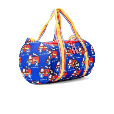 شنطة رحلات يد قماش مطبوع رقمFire Truck 185410-MD13-M25