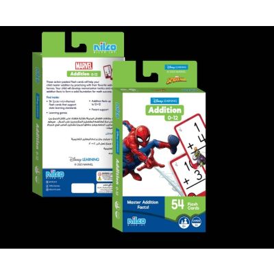 لعبة كروت تعليمية Spiderman تعلم الجمع رقم321774