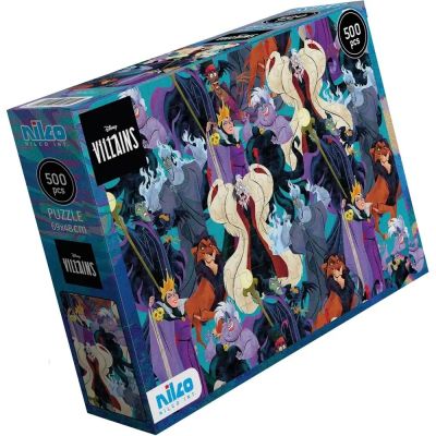 بازل الاشرار Disney Villans ع كرتون 500 ق مقاس 48*69سم رقم22850