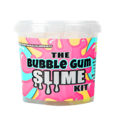 طقم 9 زجاجات سلايم + 3لون للتكوين The Bubble Gum Slime Kit