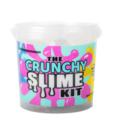 طقم 9 زجاجات سلايم + 3لون للتكوين The Crunchy Slime Kit