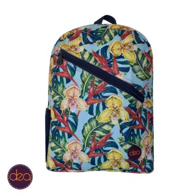 شنطة مدرسية ظهر dea-breeze مقاس 17مطبوع 2 جيب مقاس14*31*41سم