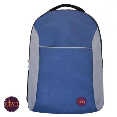 شنطة مدرسية الظهر dea-nerdمقاس 18مطبوع 2 جيب مقاس 17*32*42 سم