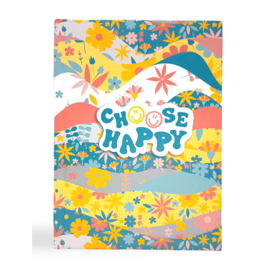 نوت بوك يومية مسطر كعب لاصق هارد كفر 96ورقة ابيض مقاس A5