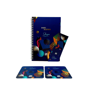 Daily Notebook, Lined, Hard Cover, 100 Sheets, A5 Size