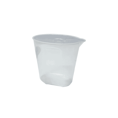 كوب معيارى بلاستيك شفاف فارغ 500م