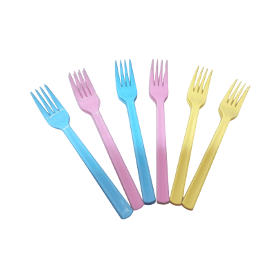 طقم شوكة بلاستيك وسط12