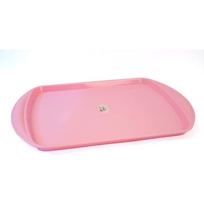 صينية تقديم بلاستيك الوان سادة مقاس27*37سم