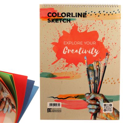 اسكتش رسم12ورقة الون غ سلك 160جم مقاس29*41سم