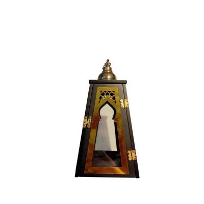 فانوس 2لون هرمى مفرغ رقمBR 48