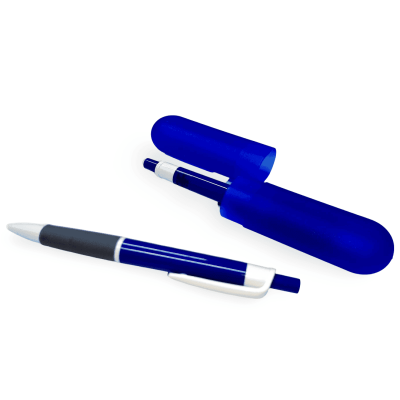 طقم قلم جاف+رصاص جسم بلاستيك سوستهblueرقمPP 145-1246