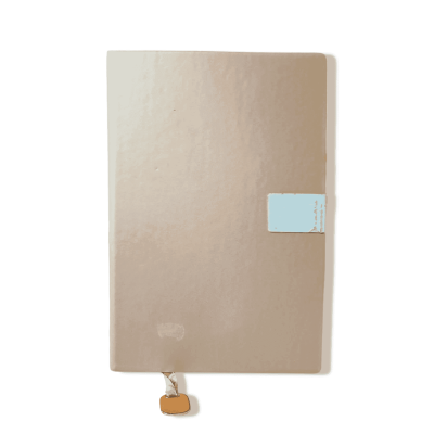 نوت بوك مسطر لاصق ورق كريمى Goldمقاس14*21سمNB 75-679