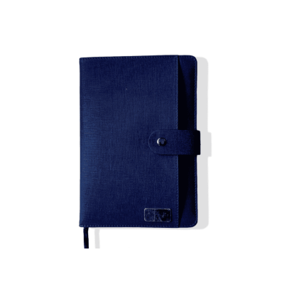 نوت بوك مسطر لاصق ورق كريمى غ لسان كبسولة blueمقاس14*21سمNB 86-599