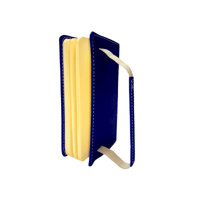 نوت بوك مسطر لاصق ورق كريمى غ استيك blue مقاس 9*15سمNB 67-256