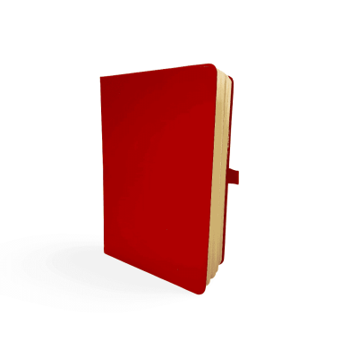 Notebook, Lined Hard Cover, Size 14.5*20.5 Cm, Red, No. Nb 18 - 1518