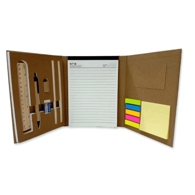 Set Of Notebook, Lined + Tools + Sticky Note, Size 15*21 Cm, No. Mo 62 - 1542