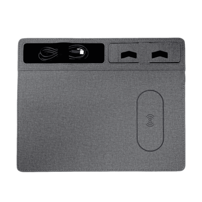شاحن للموبايل + ماوس باد Wireless 5w Grey رقم WR18 - 1636