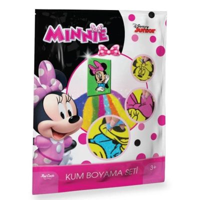 كيس Minnie تلوين ولصق + رمل ملون مقاس 20 * 25 سم رقم PKB - 103