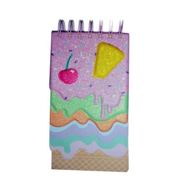 بلوك نوت سادة تصميمات مطبوع الوان كعب سلك مقاس 10.5*20سم رقم AF-35