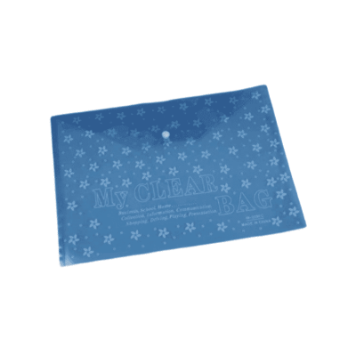 حافظة بلاستيك بكبسولة الوان شفافة مشجر مقاس24*33سم رقمFC-209