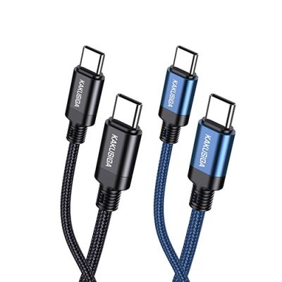 كابل شاحن 1 متر 60 وات KAKUSIGA Type-C to Type-C رقم KSC-970-5