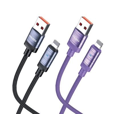 كابل شاحن 1.2متر KAKUSIGA USB to Lightning 3A رقم KSC-972-1