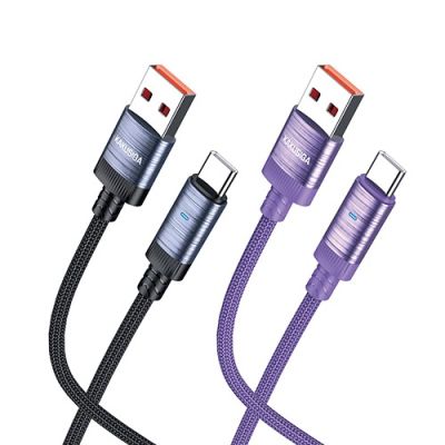 كابل شاحن 1.2متر KAKUSIGA USB to Type-C 3A رقم KSC-972-2