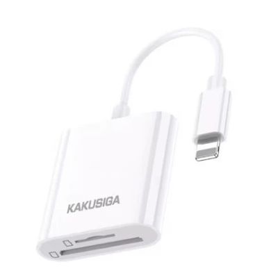 كارت ريدر 2*1 KAKUSIGA IP to SD-TF رقم KSC-907