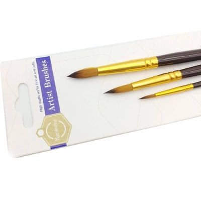 طقم فرش رسم 3قطعة مدورة ( 2 - 10 - 12 ) Keep Smiling رقم A0528R