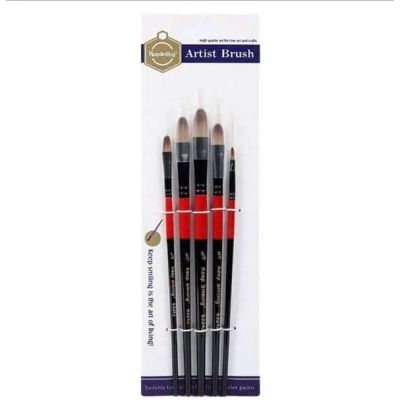 طقم فرش رسم 5قطعة مبططة مستديرة الطرف ( 1/8- 1/4 - 3/8 - 1/2 - 5/8 ) Keep Smiling رقم A6324Z