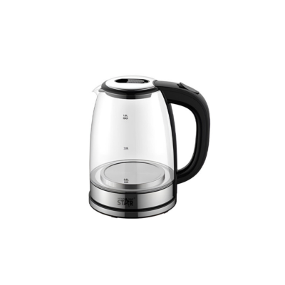 غلاية كهربائية زجاج 1500وات 1.8لتر Winning Star رقم ST-6017-Q