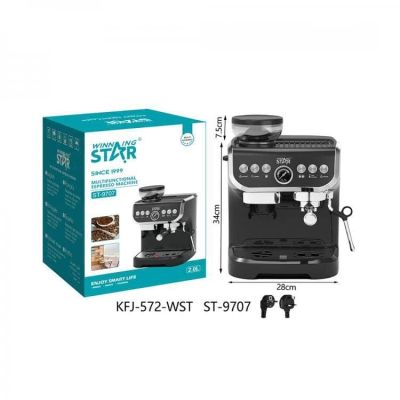 ماكينة ايسبرسو 1450وات 2لتر Winning Star رقم ST-9707