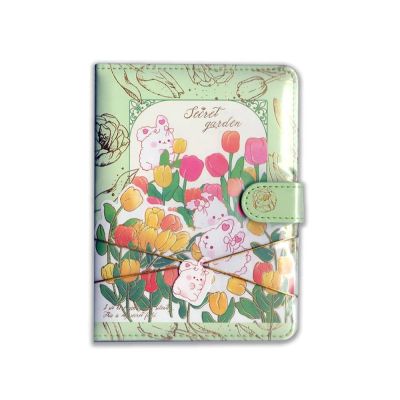 نوت بوك هارد كفر مبطن كعب لصق بمغناطيس 12.4*16.8سم 112ورقة 6067