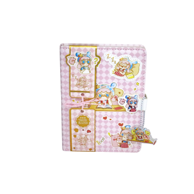 نوت بوك متعدد التسطيرات مطبوع كعب لصق مغناطيس سوفت كفر 12.4*16.8سم 112 ورقة رقم 6069