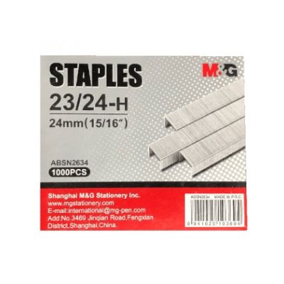 علبة دبوس دباسة M&G مقاس24/23 رقمABSN2634