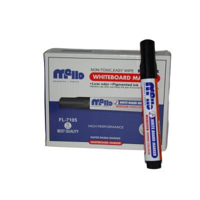 قلم ماركر سبورة مشطوف Mello لون أسودرقم FL-7105