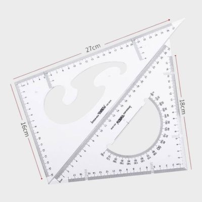 طقم مثلثات مشطوف اشكال 35سم COKAI رقم A-1235