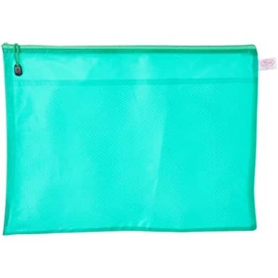 حافظه بلاستيك بسوستة الوان فسفورية جيب شبك رقم756مقاس23.5*33.5سم A4