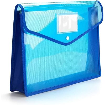 حافظة بكبسولة بلاستيك سادة شفافة ملونة + نيم كارت 28*36.5سم Lombok FC رقم LK-702FC