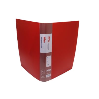 Plastic Holder 40 Pockets – Mello Red A4 – No. 40