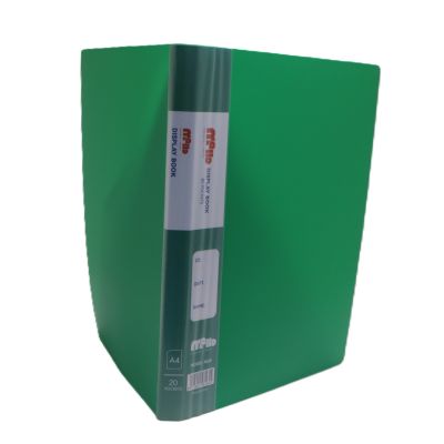Mello Display Book – 20 Pockets – Green – A4 – No. 20