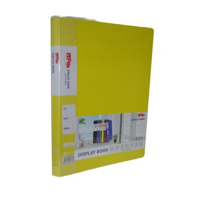 هولدر بلاستيك 10جيب معتم Mello لون أصفرA4 رقم 10