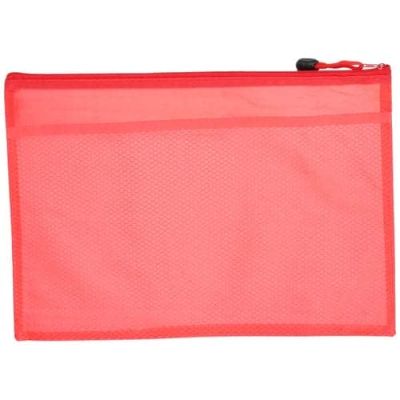 حافظه بلاستيك بسوستة الوان فسفورية جيب شبك رقم757مقاس29*38سم B4