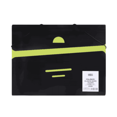 حافظة باستيك بلسان بلاستيك سادة معتمة 2جيب 24*32سم Vende رقم 9615