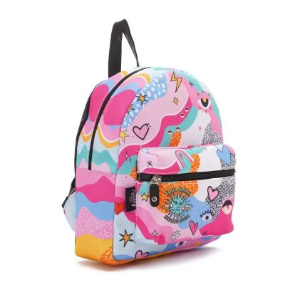 Covery Mini Travel Backpack – Fabric – Pink Eye – Bm-20