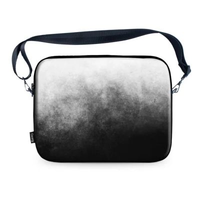 Covery لاب توب سليف قماش كتف بسوستة مقاس 15-Black White رقم 15-129