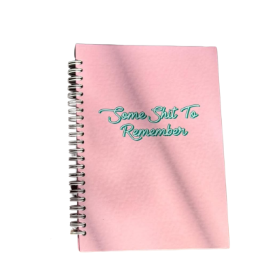 Lined Notebook 80 Sheets White Paper A5 – Some Sht to Remember (NB6)