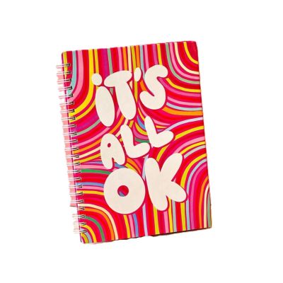 Lined Notebook 80 Sheets White Paper A5 – It’s All OK (NB12)